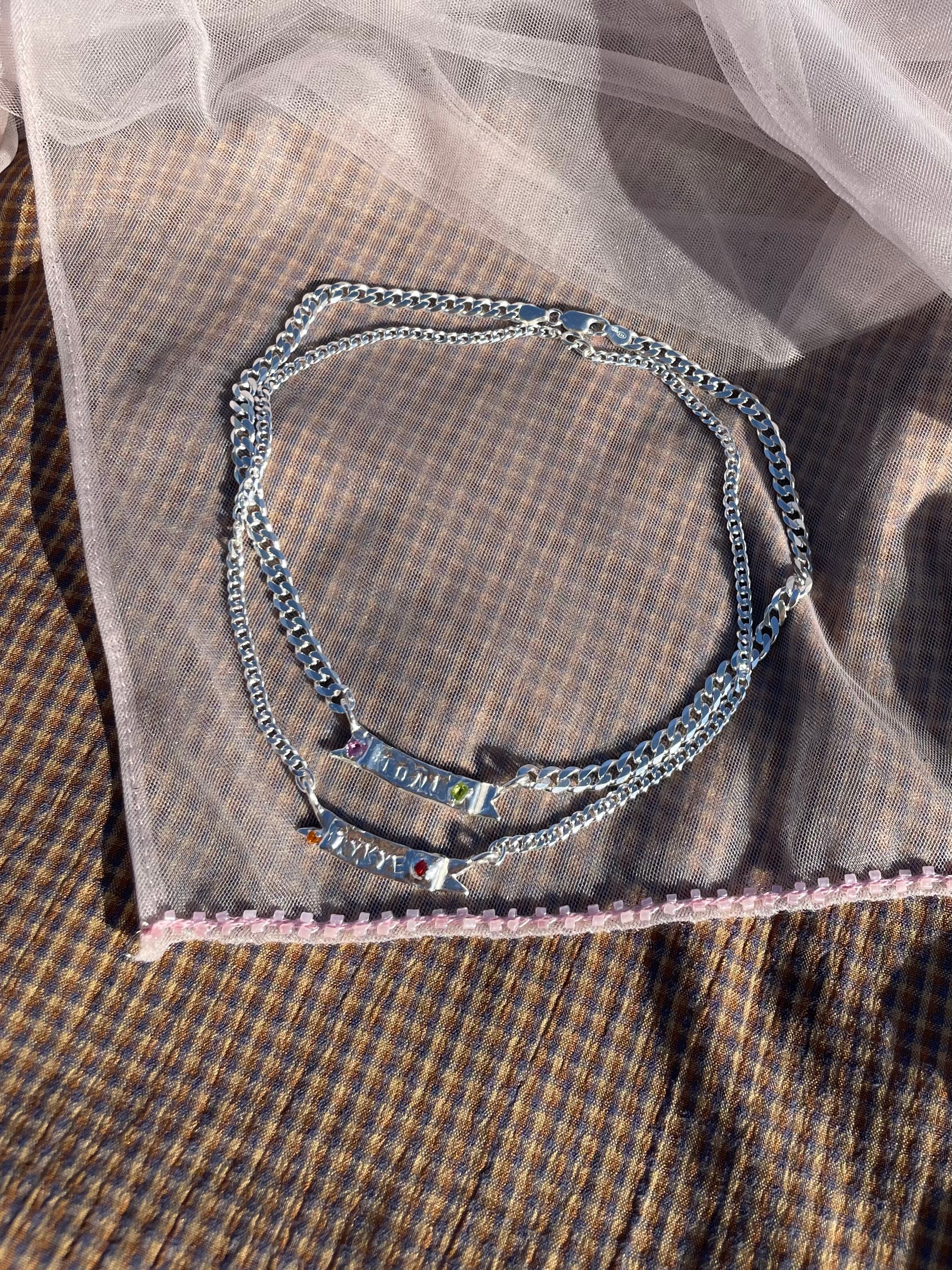 Name Ribbon Necklace