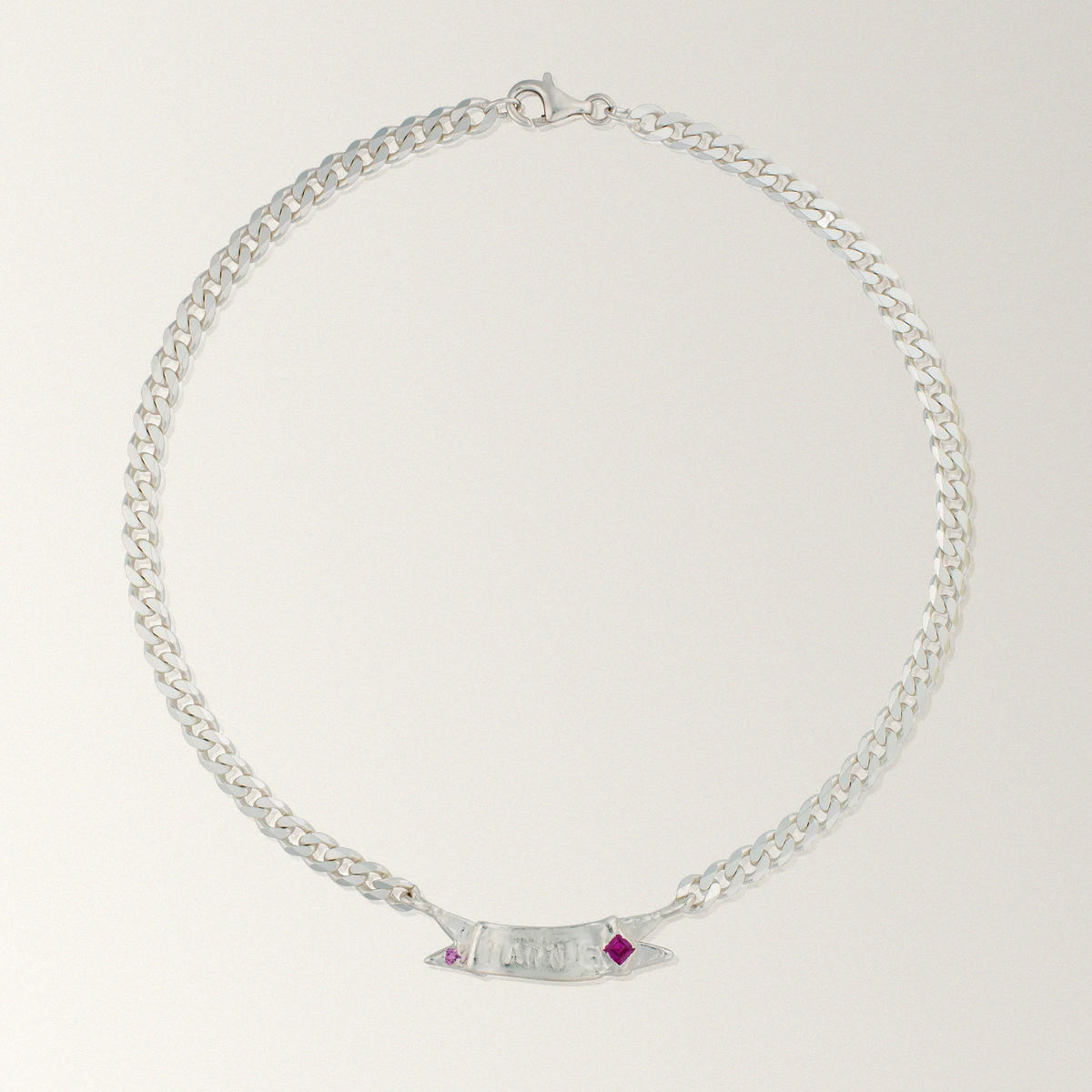 Name Ribbon Necklace